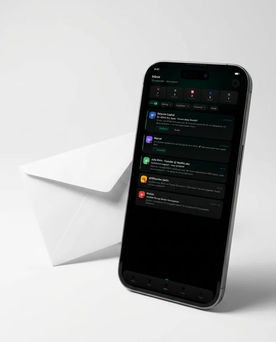 MONK Inbox — zentrale Inbox aus Gmail, WhatsApp und Instagram-DMs